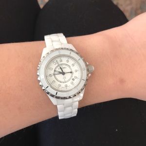 Chanel J12 women’s watch white